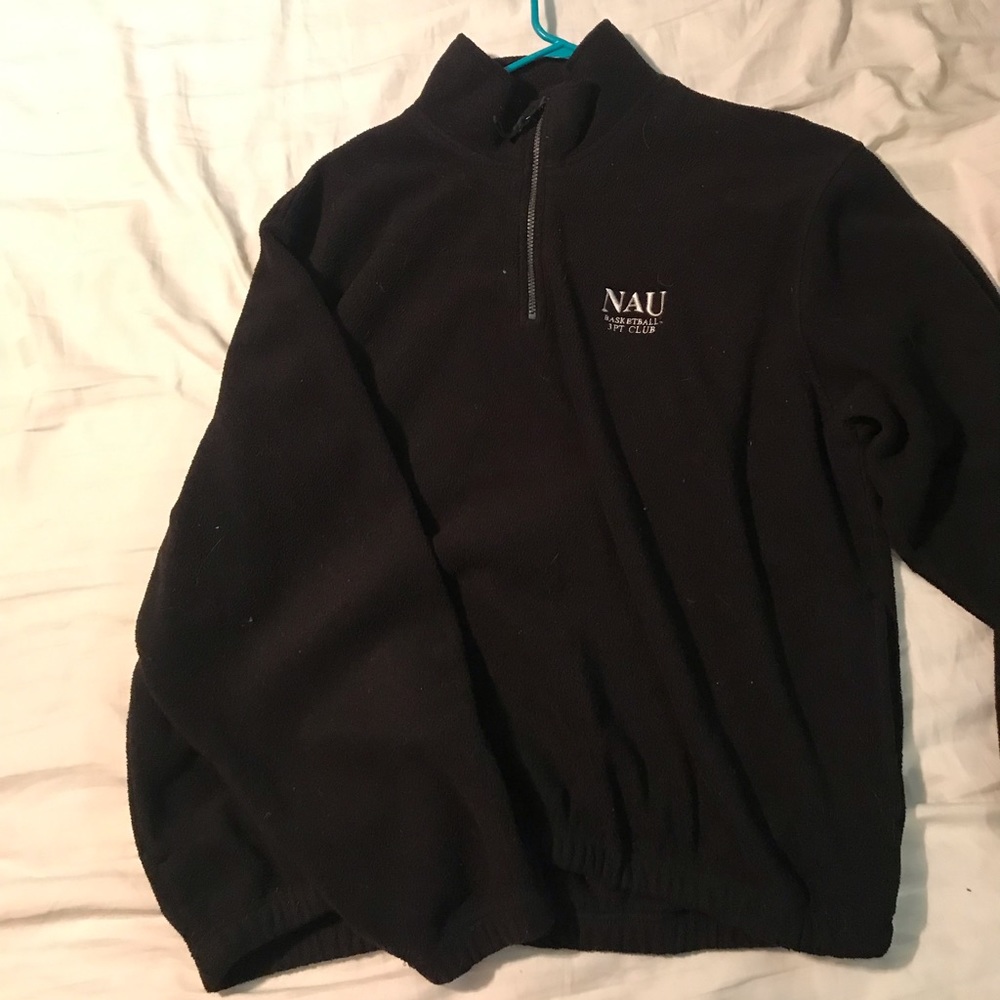 Black fleece Northern Arizona University jacket